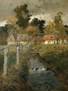 Le ruisseau, vers 1895