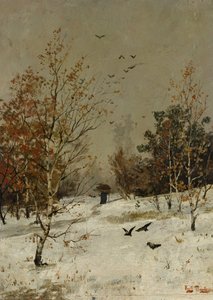 Hiver, vers 1876