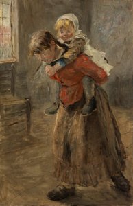 La grande sœur - Fritz von Uhde