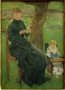 Mère et enfant - Fritz von Uhde