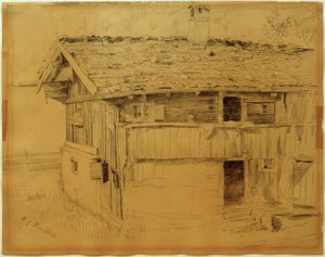 Ferme bavaroise - Fritz von Uhde