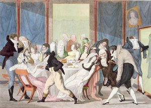 Une fête parisienne, vers 1800
