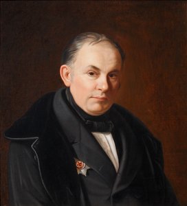 Portrait du poète Vassili Joukovski 1783-1852, 1854