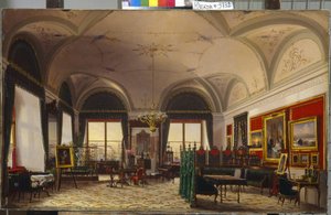 Le bureau de la grande duchesse Olga Nikolaevna de Russie dans le palais d