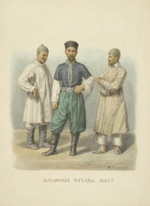 Tatars de Kazan, illustration de la série Vêtements de l