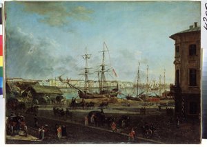 Vue du quai Anglais depuis l