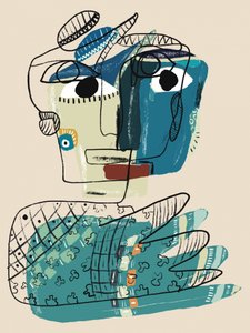 Réflexion abstraite d