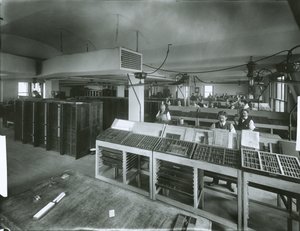 Salle de composition du New York Evening Post - G.P. Hall und Sohn