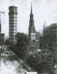 Chapelle Saint-Paul, rues Vesey et Church, New York - G.P. Hall und Sohn