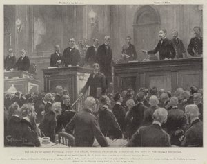 La mort de la reine Victoria, le comte von Bülow, chancelier impérial annonçant la nouvelle au Reichstag allemand - G.S. Amato