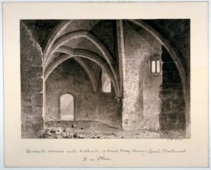 Vestiges monastiques du côté nord de l