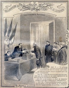 1789 : Déclaration des droits de l