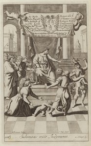 Le Jugement sage de Salomon - G Freman