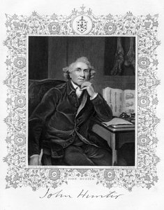 John Hunter 1728-1793, chirurgien écossais, 19ème siècle - G. H. Adcock
