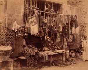 Un marchand de cordes égyptien