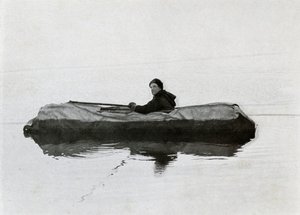 Campbell en kayak, 1911, 1913 - G. Murray Levick