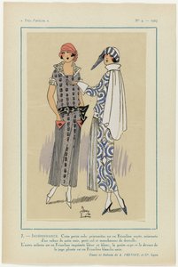 Très Parisien, 1923, No. 4: 7- INDÉPENDANCE. Cette petite robe... - G P. Joumard