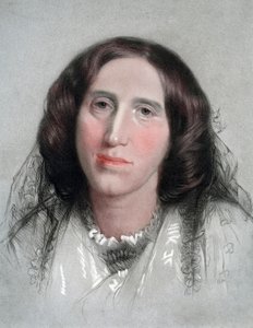 George Eliot, romancière anglaise, 19ème siècle - G Sidney Hunt