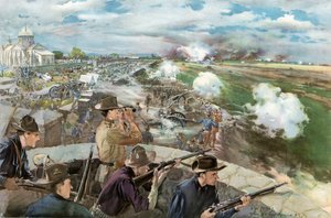 La Bataille avant Caloocan, 10 février 1899 - Vue de l