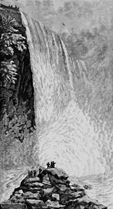 Sur les rochers en dessous des chutes américaines, 1883 - G. Wyand