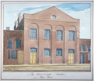 Chapelle baptiste de Lion Street, près de New Kent Road, Southwark, Londres - G Yates