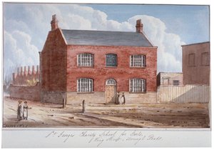 École de Charité de Saint George pour Filles, King Street, Southwark, Londres, 1825 - G Yates