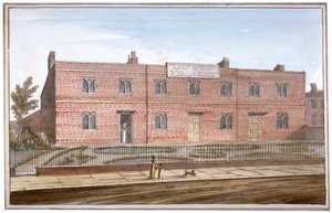 Vue des maisons de retraite des drapiers à St George
