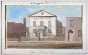 Vue de la chapelle de Penton Street, Southwark, Londres - G Yates