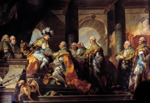 Le roi Louis XVI (1754-1793) reçoit à Reims l