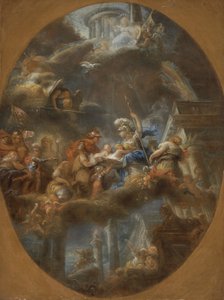 La noblesse offrant les enfants impériaux russes à Minerve, c.1795