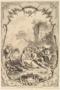 Pastorale, 18ème siècle - Gabriel Huquier
