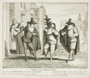 Plate from Livre de Scènes Comiques - Gabriel Huquier