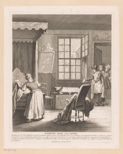 Intérieur de chambre avec Ragotin dans un coffre
