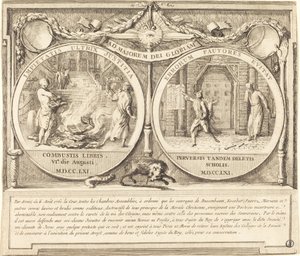 Expulsion des Jésuites - Gabriel Jacques de Saint Aubin