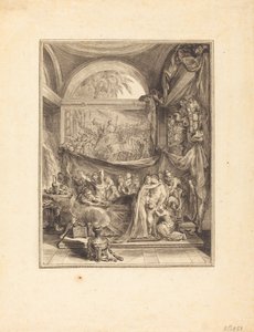 La mort de Germanicus - Gabriel Jacques de Saint Aubin