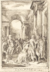 Le défi [droite] - Gabriel Jacques de Saint Aubin