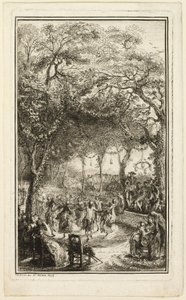 La Danse à Auteuil - Gabriel Jacques de Saint Aubin