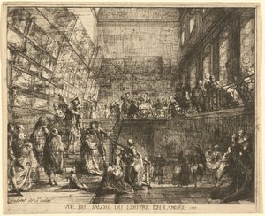 Vue du Salon du Louvre en l