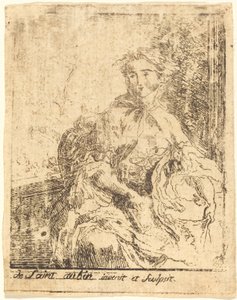 Jeune femme à la terrasse
