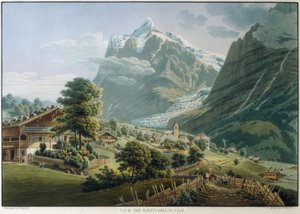 Ansicht von Grindelwald von Gabriel Lory