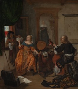 Une fête musicale, 1659 - Gabriel Metsu