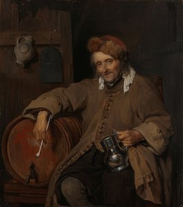 Le vieux buveur. Vers 1661-63