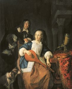 Le joueur de cistre - Gabriel Metsu