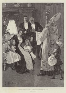 Noël en Hollande, arrivée de Saint-Nicolas, le Père Noël néerlandais - Gabriel Nicolet