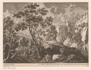 Paysage avec le baptême du Christ dans le Jourdain (Paysages avec scènes de la vie du Christ)