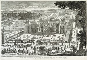 Vue du château de Vaux-Le-Vicomte depuis l