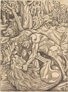 Hercule et le lion de Némée