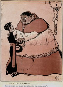 Caricature dans le journal d