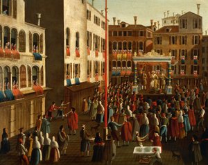 Italie, Vénétie, Venise, Foire sur Campo San Luca - Gabriele Bella