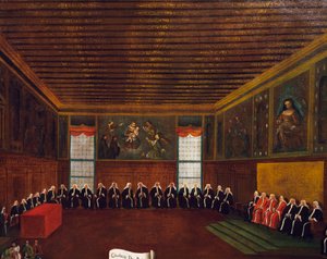 Jugement dans la salle de Qarantia Criminal (Le Conseil des Quarante) - Gabriele Bella